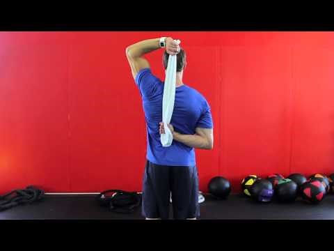 Shoulder Towel Pull Stretch