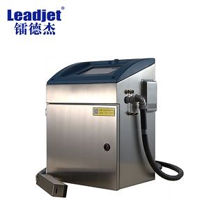 Leadjet Continuous Inkjet Date Printer Coding Machine on Beverage Industry
