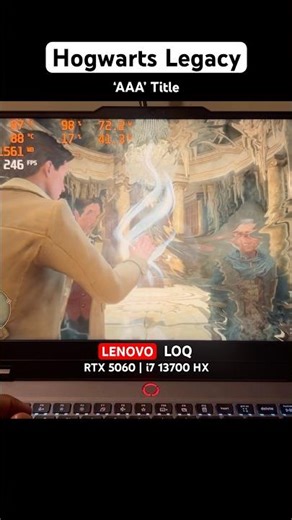 Hogwarts Legacy Full game review on Lenovo LOQ #shorts #lenovoloq #hogwartslegacy #gaming