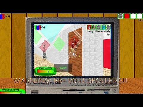 Playing Baldi's Basics Plus in BB+ (Baldi V0.10 Mod)