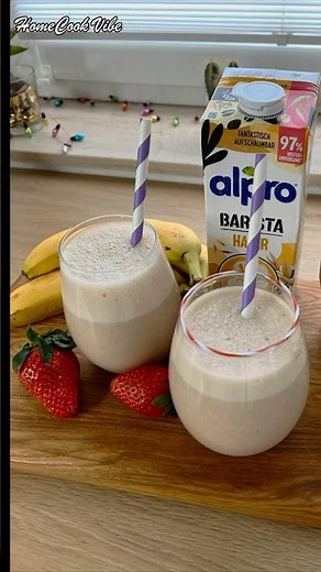 How to Make a Delicious Oat Milk Smoothie for Two | Easy & Healthy Breakfast Recipe