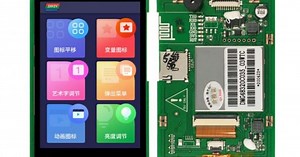 DWIN HMI LCD 3.5inch T5L DGUSII LCM, Capacitive Touch, Serial UART Intelligent Control, 320*480, DMG48320C035_03WTC