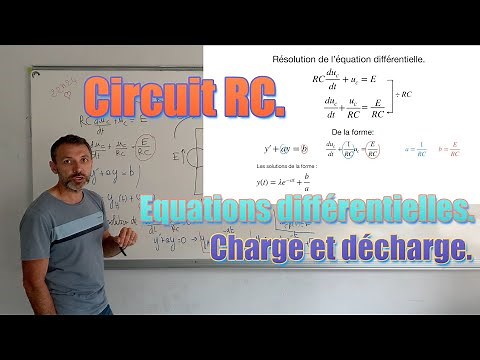 Circuit RC: charge et décharge du condensateur.
