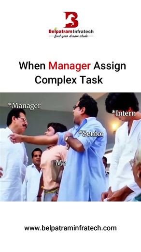 When Manager Assigns a Complex Task & Senior Calls My Name 😐#shorts