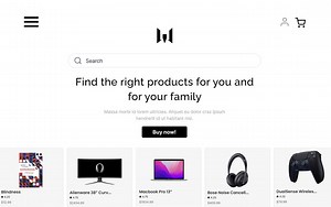 E-commerce Website Template - Modern Online Store Design - Etsy Canada