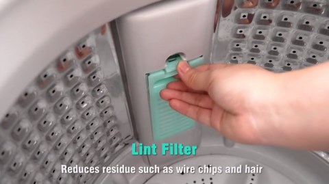 Veeboto Washing Machine, 15.6LBS Portable Washer Machine, Full Automatic Washing Machine with Drain Pump Compact Laundry for Home Apartment