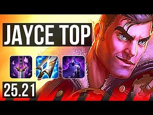 JAYCE vs TEEMO (TOP) | 8 solo kills, 45k DMG, Dominating | KR Master | 25.21