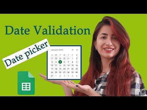 Creating Date Pickers and Validating Dates in Google Sheets