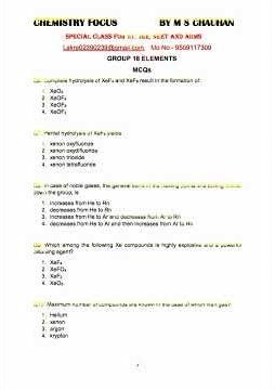 The P block elements solved mcq; nitrogen and its compounds; phosphorus and its compounds; halogens;