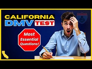DMV Written Test California – Don’t Fail These Questions!