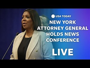 Watch live: New York State attorney general Letitia James holds news conference