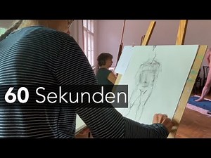 60 Sekunden - Aktzeichnen nach Modell / Workshop mit Sandra Rienäcker