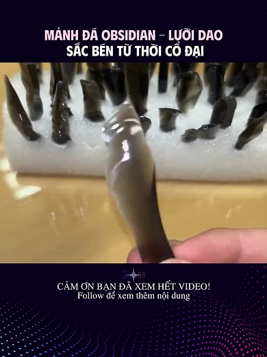 Mảnh Đá Obsidian: Lưỡi Dao Sắc Bén Từ Thời Cổ Đại