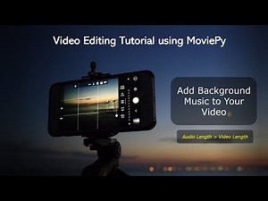 Adding Background Music to your Video using Python MoviePy Audio Length is greater than Video Length