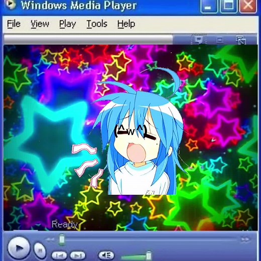 Cute Anime Edit - Lucky Star Cutecore Wallpaper