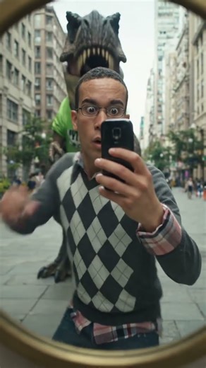 He is scared of the T-Rex 🦖 #trex #mybrother ￼