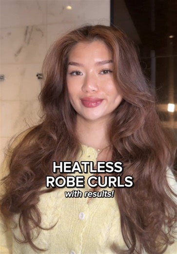 Achieve Beautiful Heatless Robe Curls
