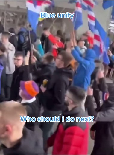 Blue Unity Linfield Fan Gathering at Windsor Park