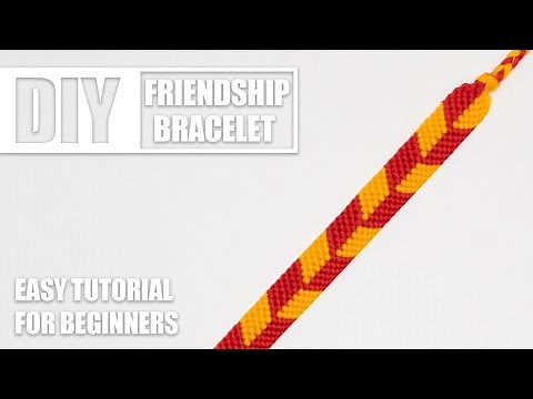 Harry Potter Gryffindor Macrame Friendship Bracelet | Easy Tutorial for Beginners
