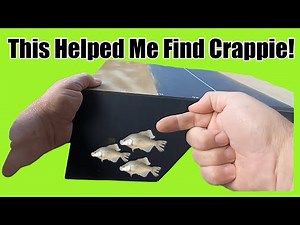 How I find Crappie using Side-Imaging
