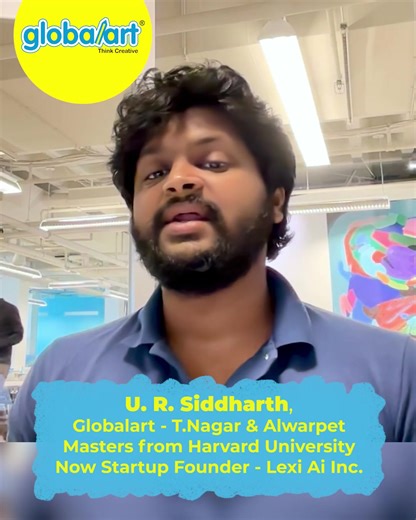 6.2K views · 511 reactions |  From Student to Star!  Hear from our proud Globalart alumni as they share how creativity, confidence, and imagination shaped their journey beyond the classroom. ✨ Because at Globalart, it’s not just about art — it’s about nurturing skills for life.  #GlobalartIndia #GlobalartAlumni #ThinkCreative #ArtForLife #StudentSuccess #CreativityUnleashed | Globalart India | Facebook