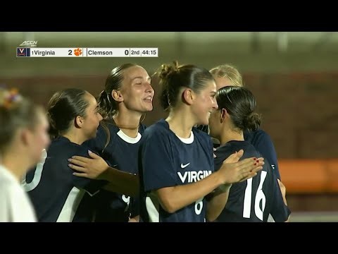 WOMEN'S SOCCER - Virginia vs. Clemson Highlights