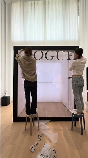 Magazine Photo Booth.Turn any space into a magazine moment ✨DIY setup.Luxury vibes.