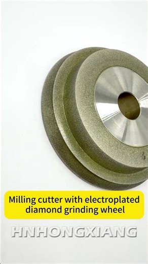 🔧💎 Milling Cutter Sharpening: "Precision Edge"! Electroplated Diamond Grinding Wheels 🏭⚙️