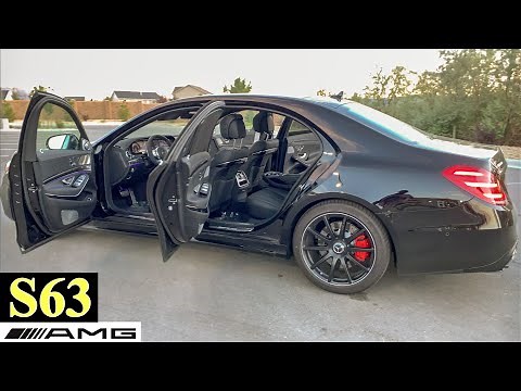 2019 Mercedes-AMG S 63 Sedan Brutal Exhaust Sound (603hp)