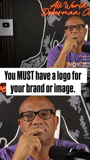 You must have a logo for your brand and or image! Watch out full episode as we discuss why most companies fail. We get our logos done by @djartisticdesigns Full discussion link 👉 https://www.youtube.com/live/9avidX5rqAw?si=FXEp_5t1aaFsI60D | European Doberman Stud
