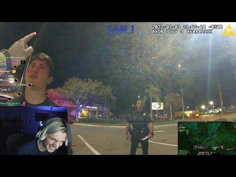 xQc Dies Laughing at The Funniest Sobriety Test Ever