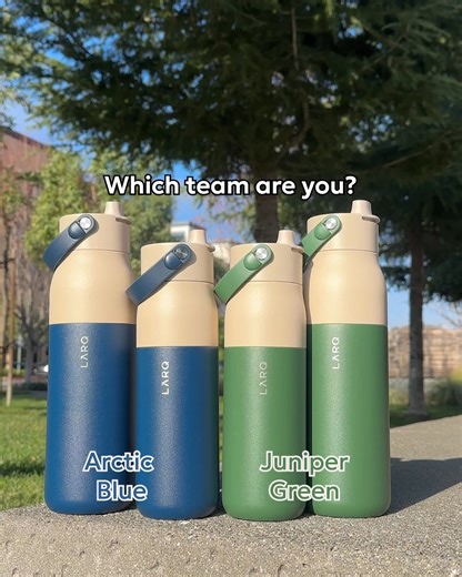 You asked, we listened. Meet the Alpine Collection, the newest colors to join the LARQ Bottle PureVis 2 lineup! 💦 The same smart, self-cleaning water bottle you already love, now in a soft, stunning new hues. 💧 2-in-1 PureVis purification that neutralizes up to 99% of bio-contaminants Nano Zero filtration technology that removes chlorine, PFOS/PFAS, pharmaceuticals, and more from your water 📱 Hydration tracking reminders via the LARQ App sparkles USB-C charging, double-wall insulation to keep