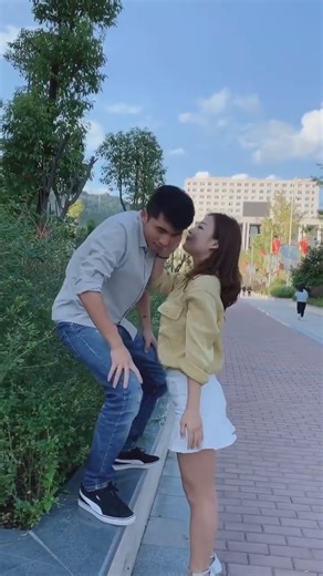 What on earth did she whisper in his ear? #funny #fun #laugh