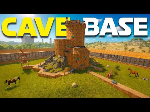 MAĞARA İÇİNE Full Fabrikasyon GİZLİ SIĞINAK YAPTIM ! Rust Türkçe Solo