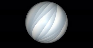 abstract white sphere globe animated