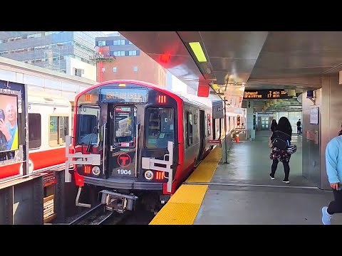 Boston MBTA new red and orange line trains