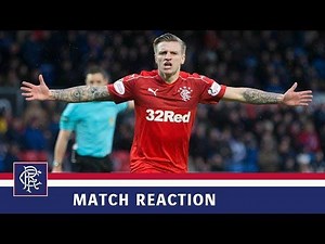 🎥 REACTION: Jason Cummings spoke to RangersTV after scoring his first Rangers goal in today's 2-1 win against Ross County. | Rangers FC