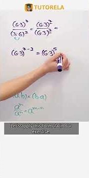 Simplify (6×3)^7 ÷ (3×6)^2: Exponent Rules Explained #Math #ExponentsRules