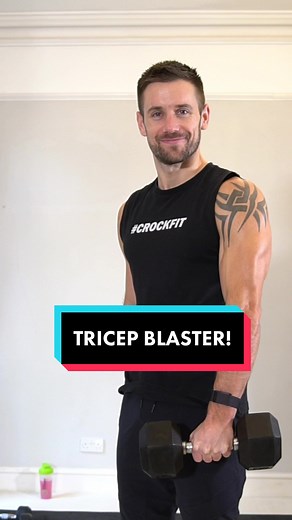 QUICK TRICEP BLASTER with DUMBBELLS Workout