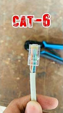 How to crimp Cat-6 Ethernet Cable | #rj45Connector | Ox-link Electronics #ethernetcable #crimping