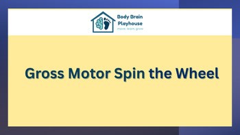Gross Motor Spin the Wheel Game - Digital - Powerpoint