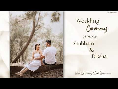 Live Wedding Ceremony I Shubam & Diksha | Studio Juneja Photography I