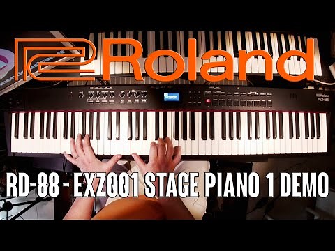 Roland RD-88 - EXZ001 Stage Piano 1 Expansion: demo by Andrea Girbaudo