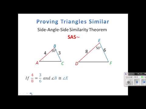 Geometry Lesson 7.3 - Proving Triangles Similar