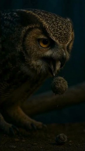 Owls Swallow Prey Whole and Spit Out Bones