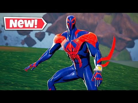 NEW SPIDER-MAN 2099 Skin Gameplay In Fortnite!