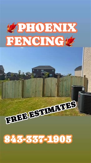 We offer all fencing for a fair price. We use SCREWS instead of nails for all our WOOD fences. For your free estimate, send us a private message or call/text 843-337-1905 #fencing #scfencecontractor #scfence #wecosc #camdensc #columbiasc #lexingtonsc #irmosc #chapinsc #elginsc #lugoffsc #fenceinstallation | Phoenix Fencing LLC