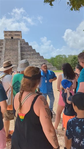 We took an all day excursion to see the Chicken Itza, one of the new 7th wonders of the world. It was well worth the trip. Afterwards we had lunch in a little town where the dancers entertained us then we swam in a cenote and finally visited a town for some shopping and site seeing. Chichen Itza Wonder of the World Located on the Yucatan Peninsula, just 3 hours from Cancun, Chichen Itza is an impressive ancient Mayan city. One of the most significant buildings in the Mayan Empire reflects this i