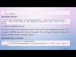 Optimizing SQL Execution Time: A Practical Guide to Speed Up Your Queries