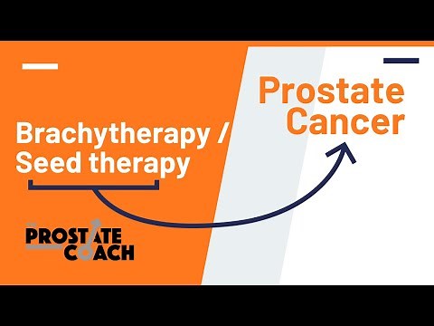Brachytherapy / radioactive seed therapy for treatment on prostate cancer